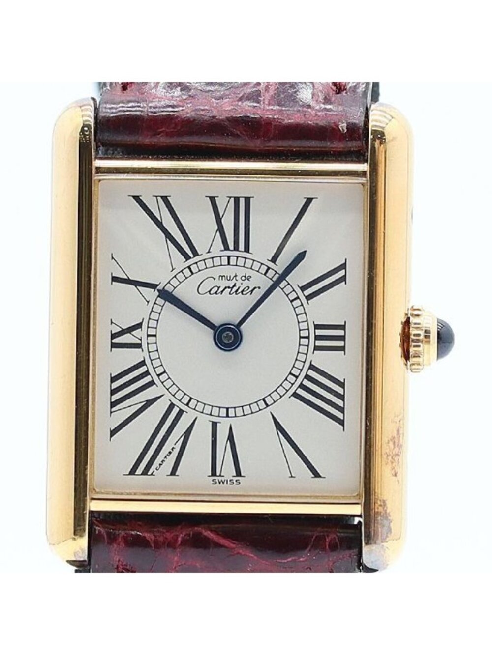 Cartier Must Tank Vermeil White Dial Watch